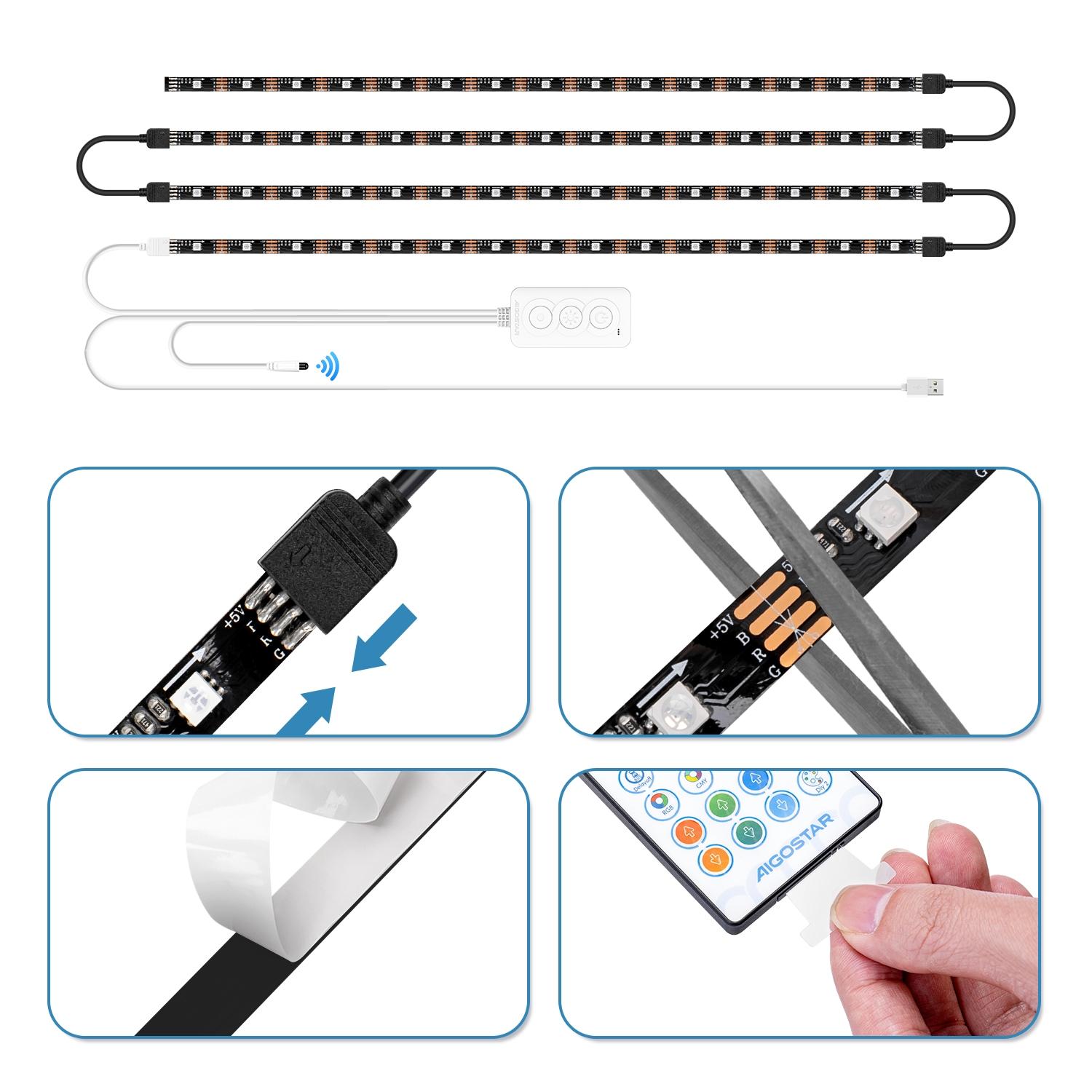 WiFi WB Smart Low Voltage Strip Light 4*0.5M