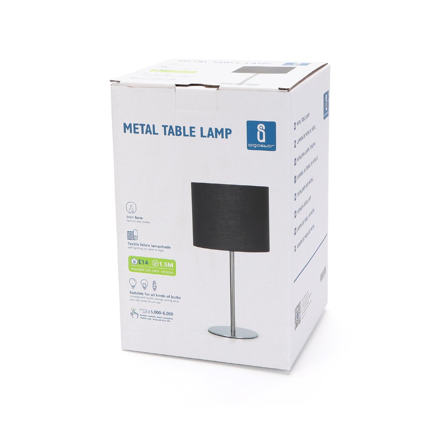 Metal Table Lamp (Without Light Source) E14