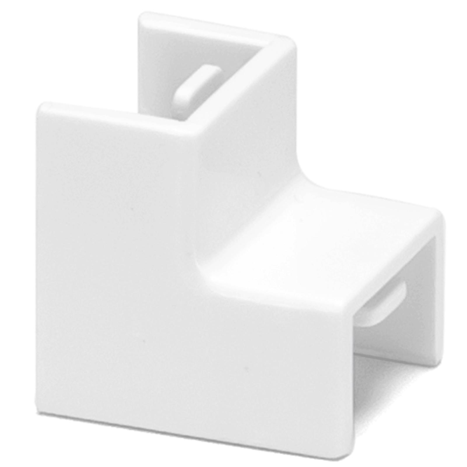 PVC Square Trunking Internal Bend White 16*16mm 4pcs