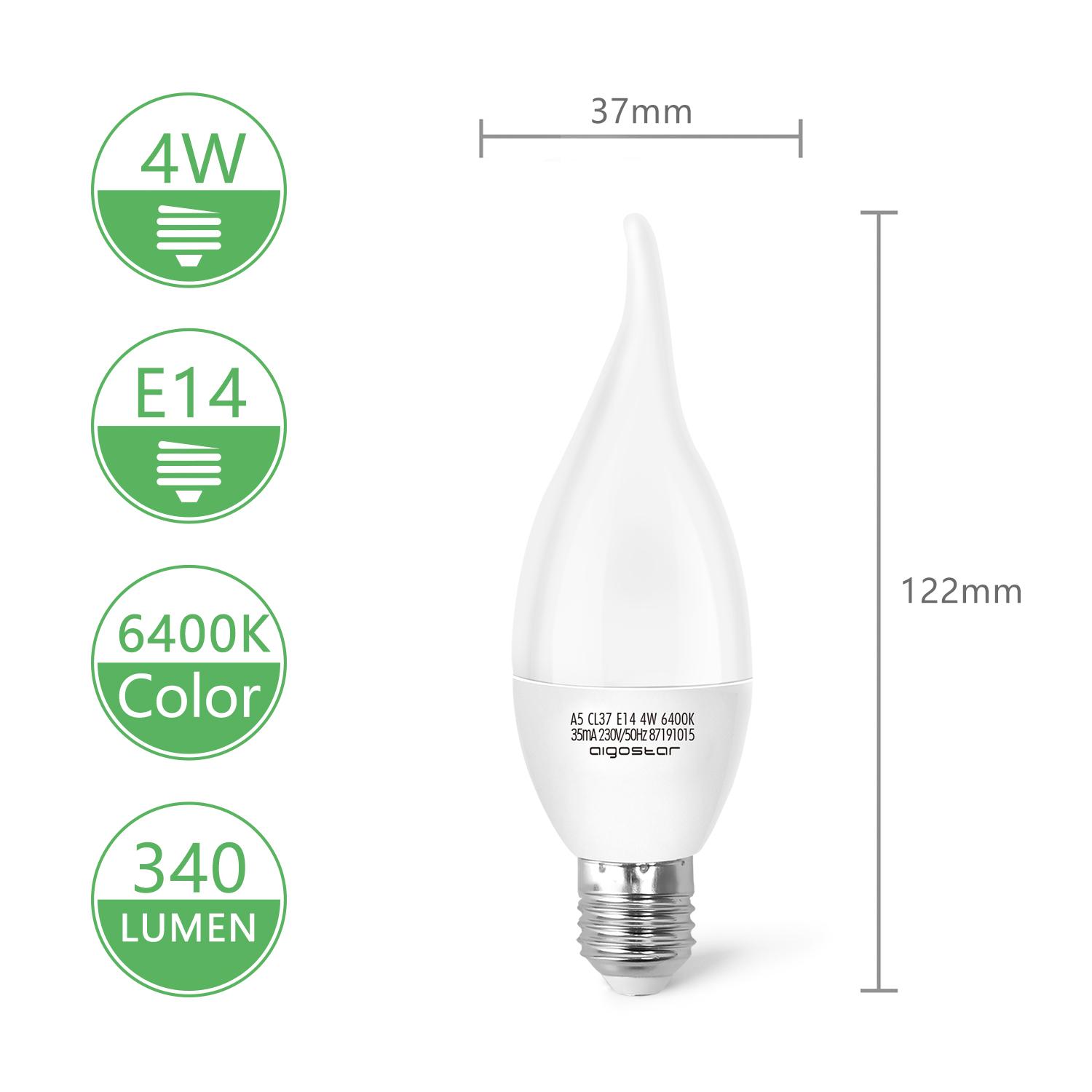 LED E14 CL37 4W Światło dzienne