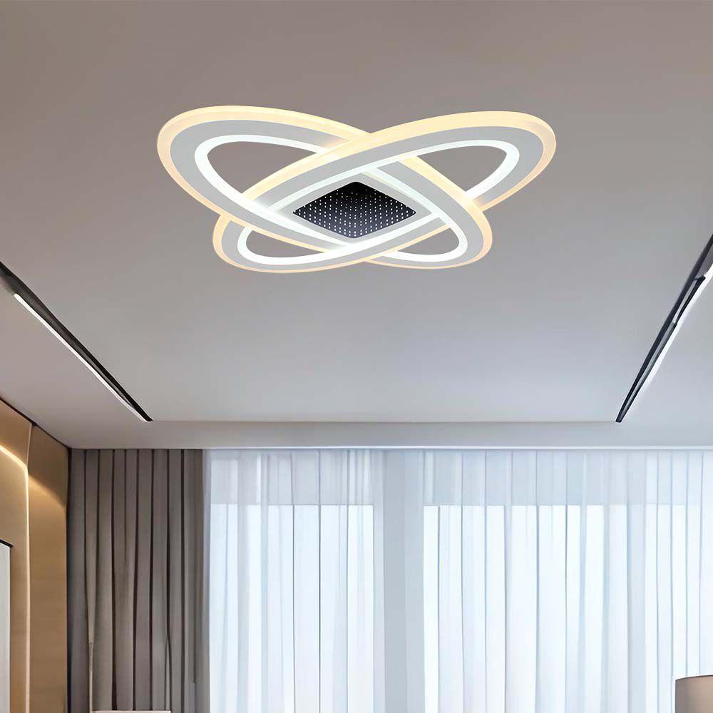 VT-7962 130W LED SMART DECORATIVE CEILING LAMP 50x50x5CM 3IN1 DIMMABLE+REMOTE