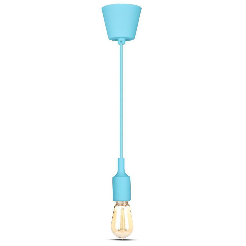 Lampa Wisząca, Trzonek:E27/ Błękitny, VTAC, SKU 3482