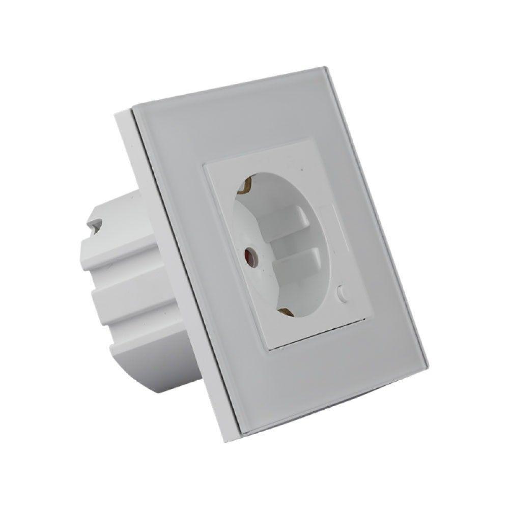 VT-5134 EU WIFI WALL SOCKET WHITE-COMPATIBLE WITH ALEXA & GOOGLE HOME