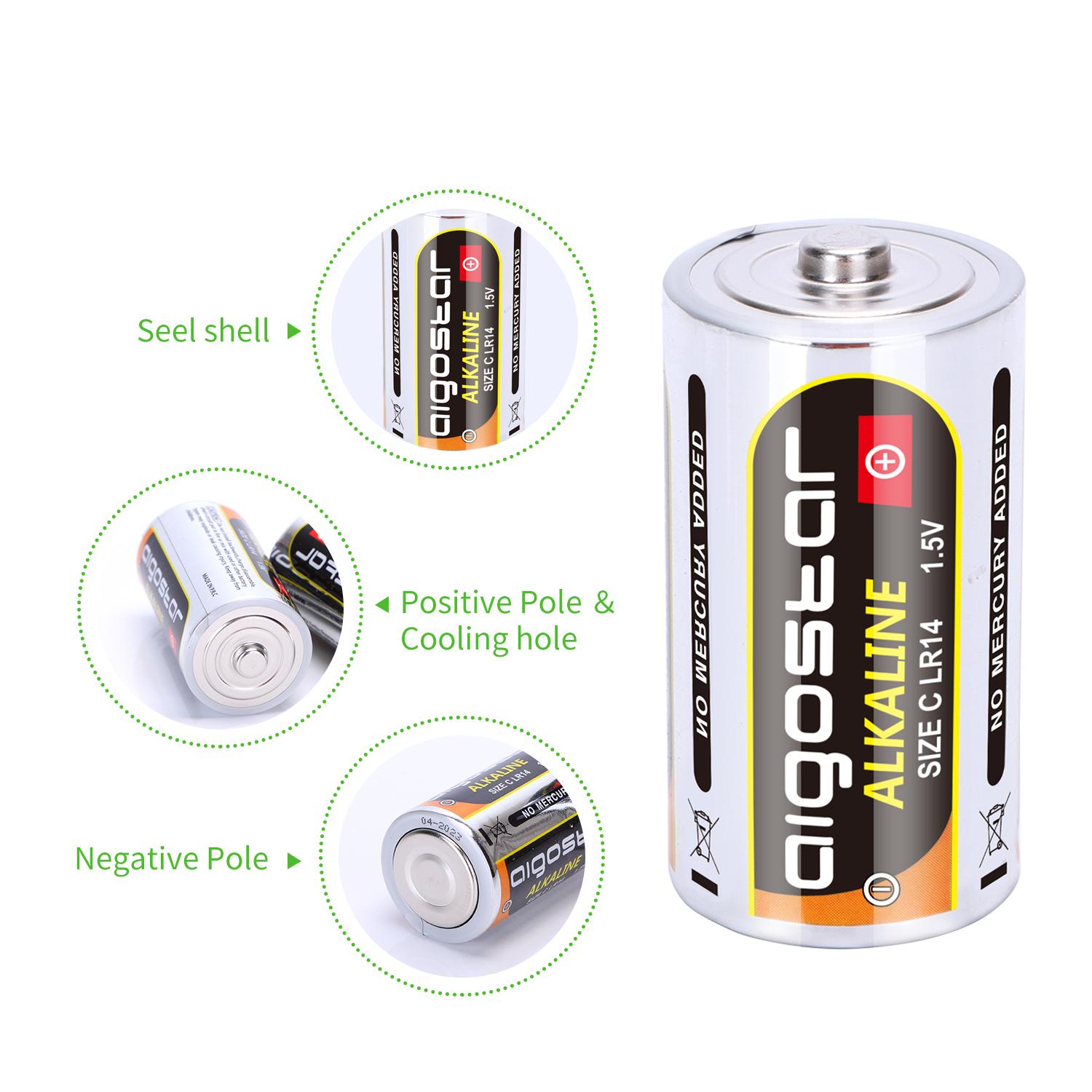 Alkaline battery LR14 C-2B 1.5V 2pcs