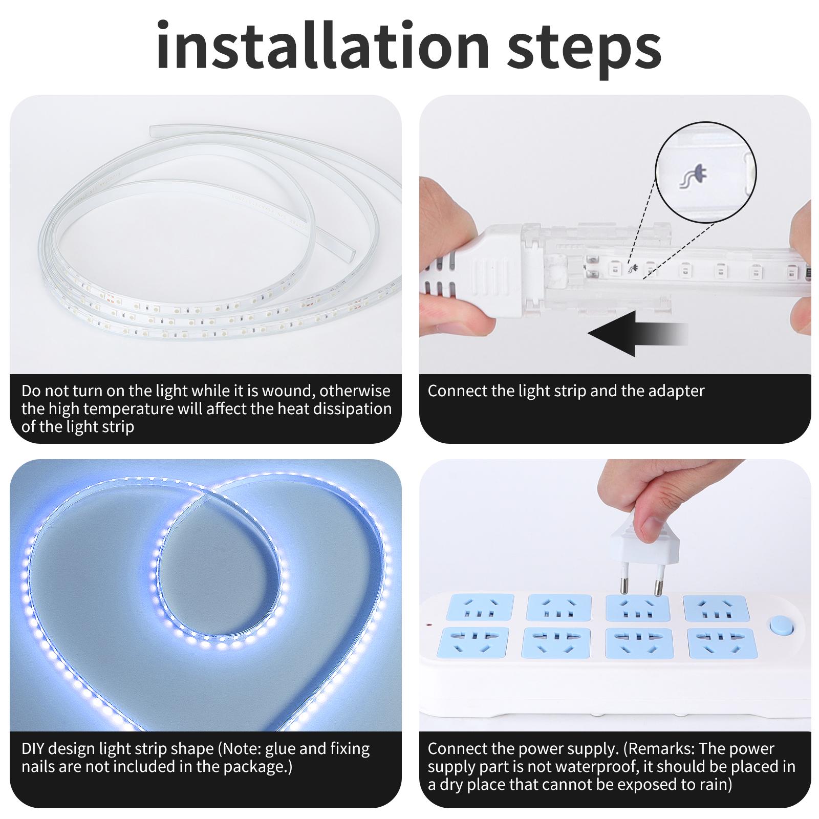 Integrated circuit LED strip light 2835 Blue light