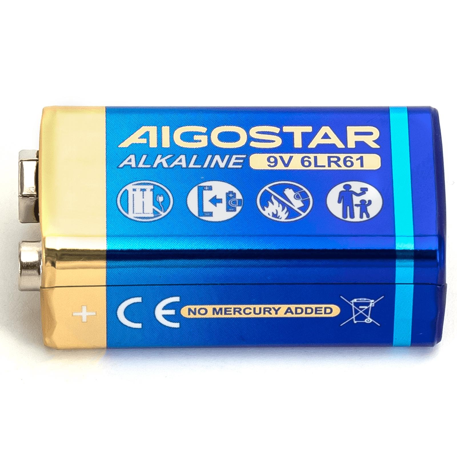 Alkaline battery 6LR61 9V-1B 9V