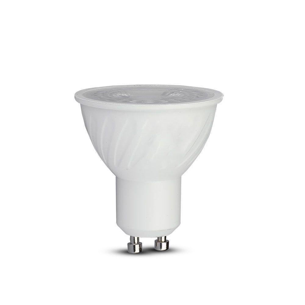 VT-227D 6.5W GU10 RIPPLE PLASTIC SPOTLIGHT SAMSUNG CHIP 3000K 38'D DIMMABLE