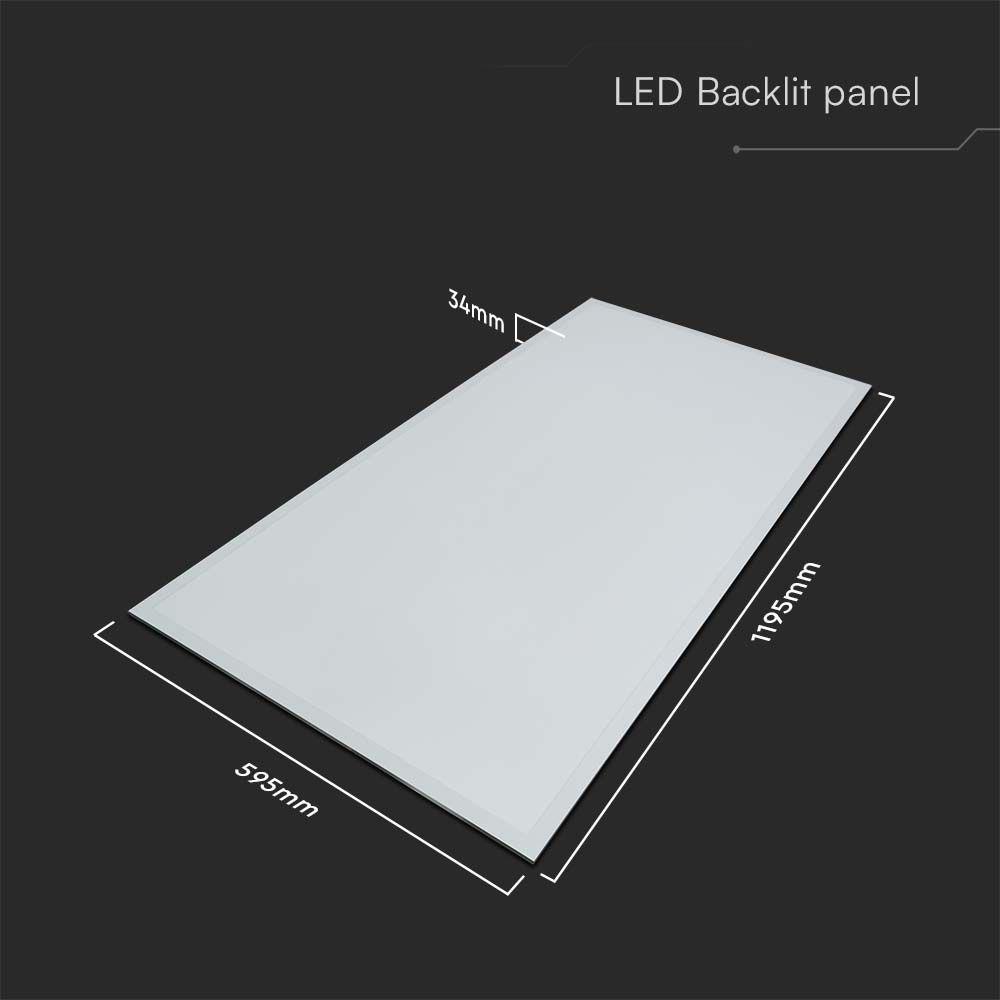 VT-6255CCT 45W LED BACKLIT PANEL 1200x600MM 3 SWITCH CCT 120LM/W