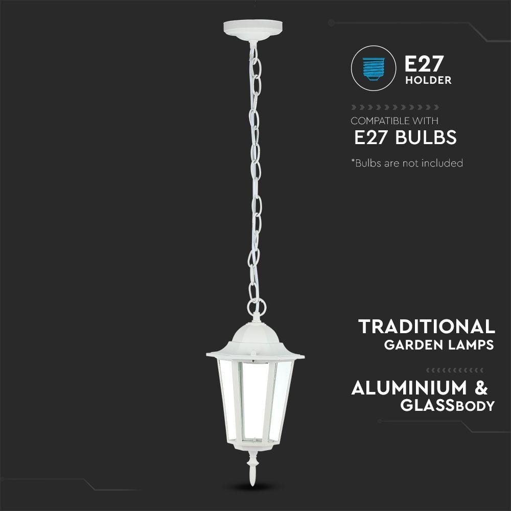 VT-752 E27 CEILING LAMP-MATT WHITE