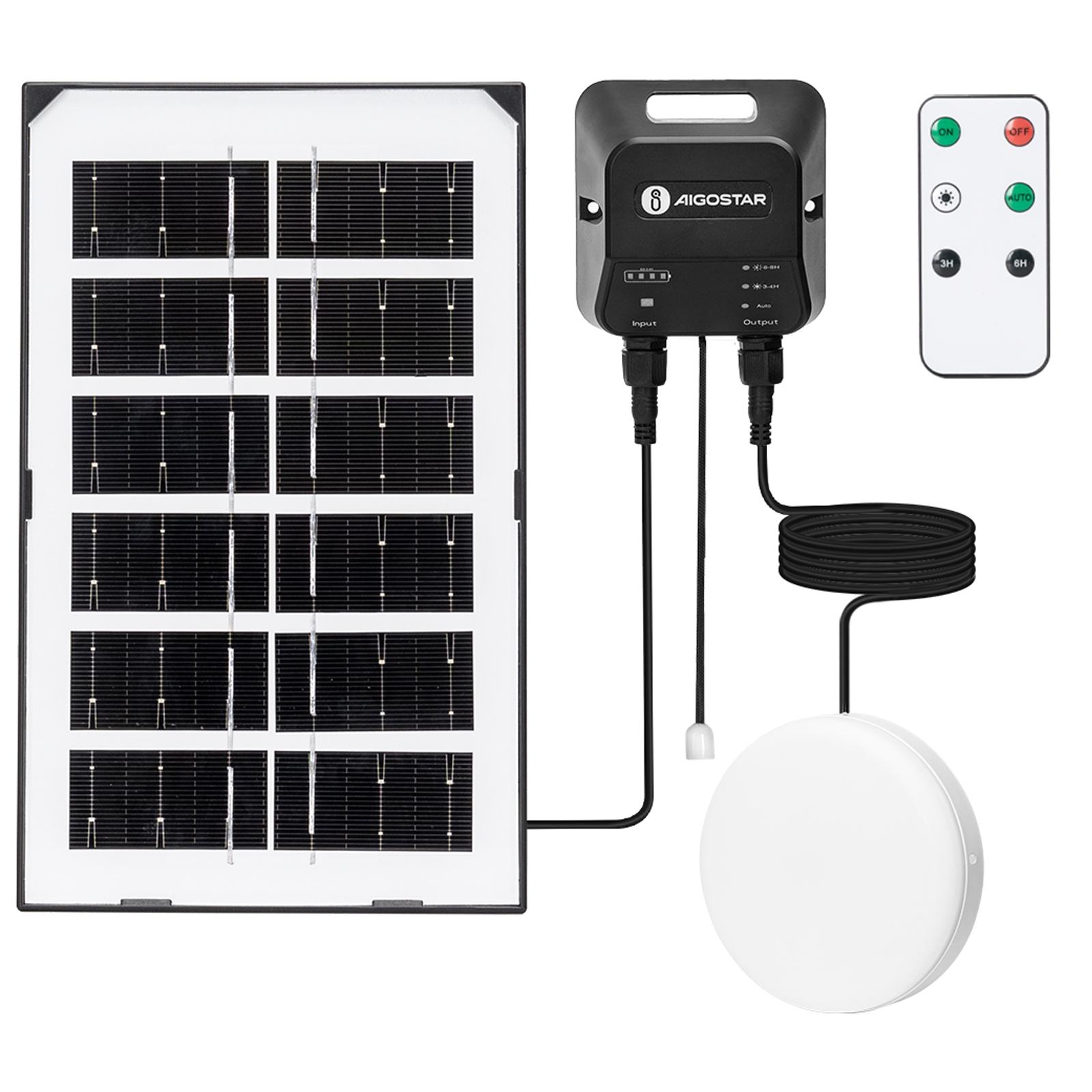 SOLAR LIGHT/SPLIT/with Batterie/CEILING LIGHT/5M+3M LINE/50W/6500K