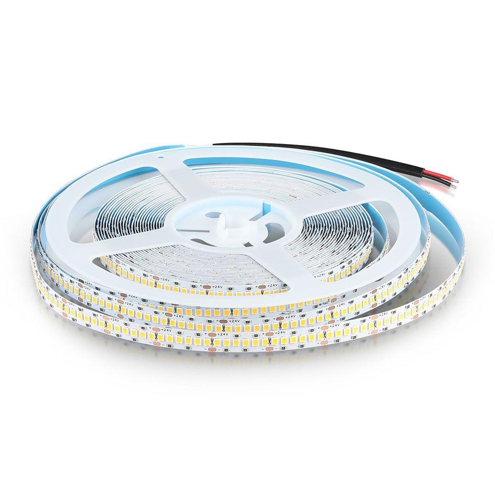 2835 Taśma LED, Chip SAMSUNG, Barwa:3000K, IP20, Zasilanie: 24V, Rolka:10m, VTAC, SKU 320