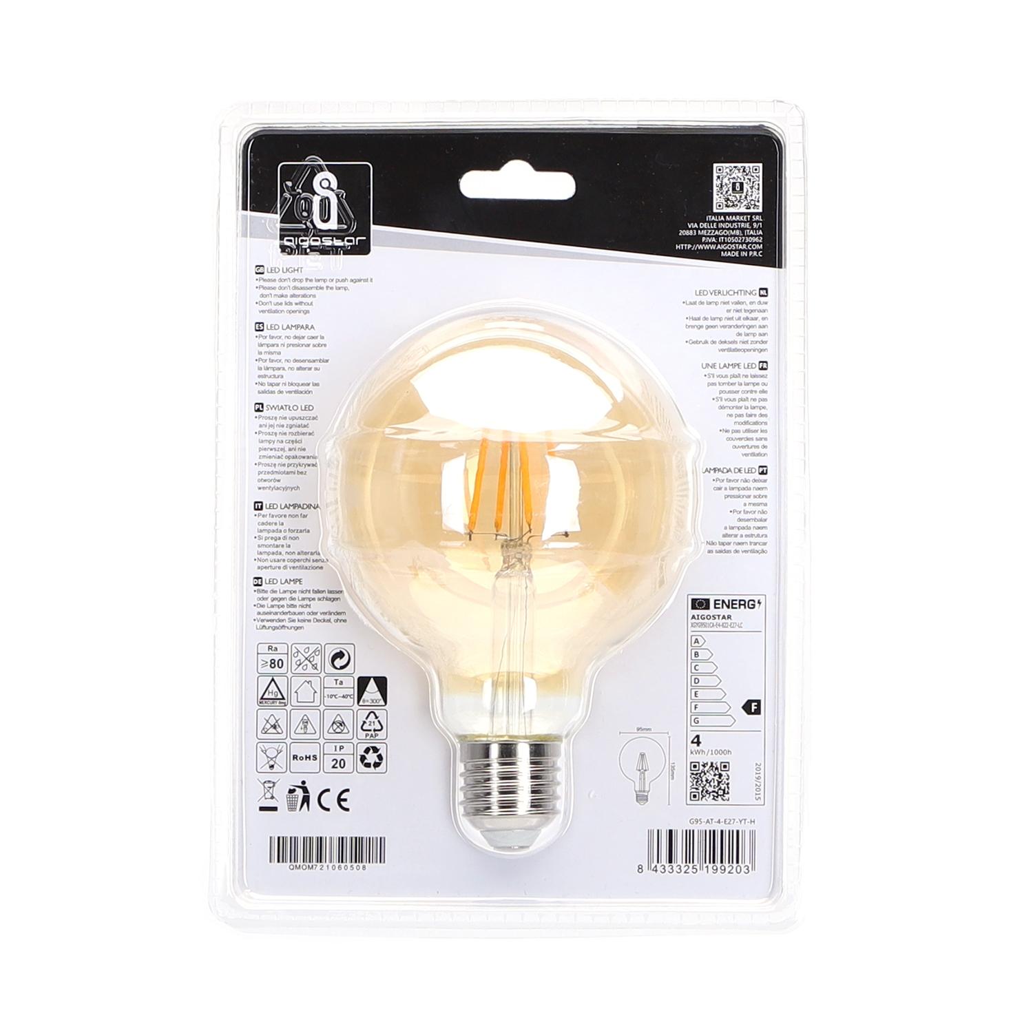 LED filament lamp G95