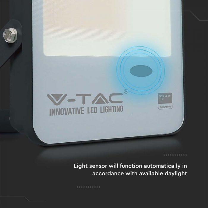 VT-57 50W PHOTOCELL SENSOR FLOODLIGHT SAMSUNG CHIP 3000K