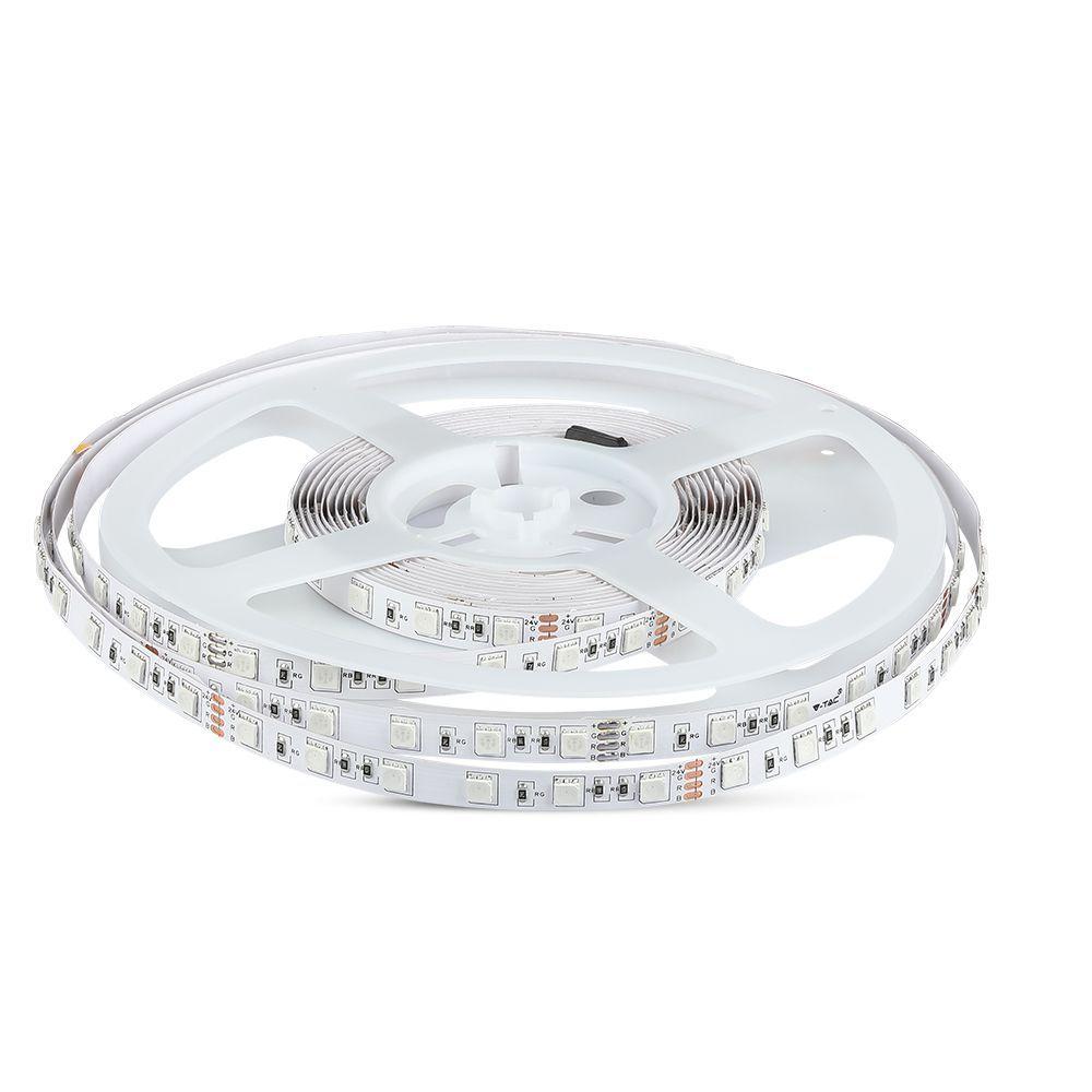 10W Taśma LED, Barwa:4000K, Zasilanie: 24V, IP20, Rolka:5m, VTAC, SKU 212459