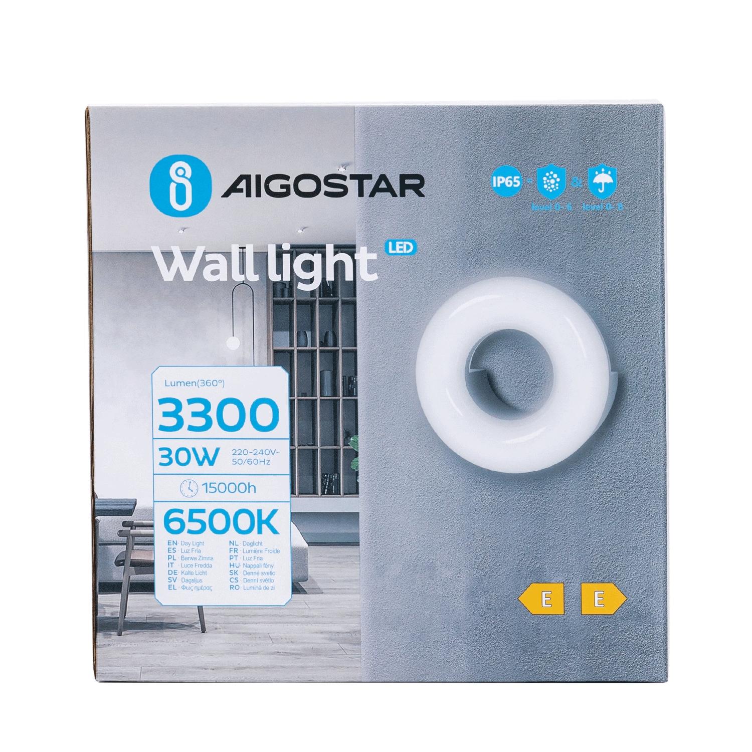 Moisture-proof Wall Light 30W 6500K