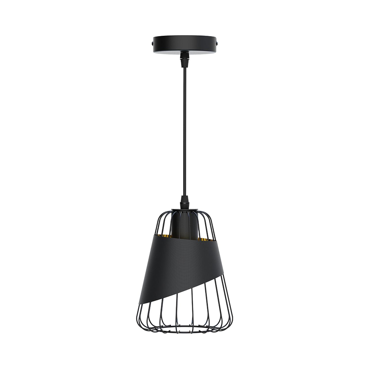 Pendant light with iron frame ( Cloth&Iron wire )