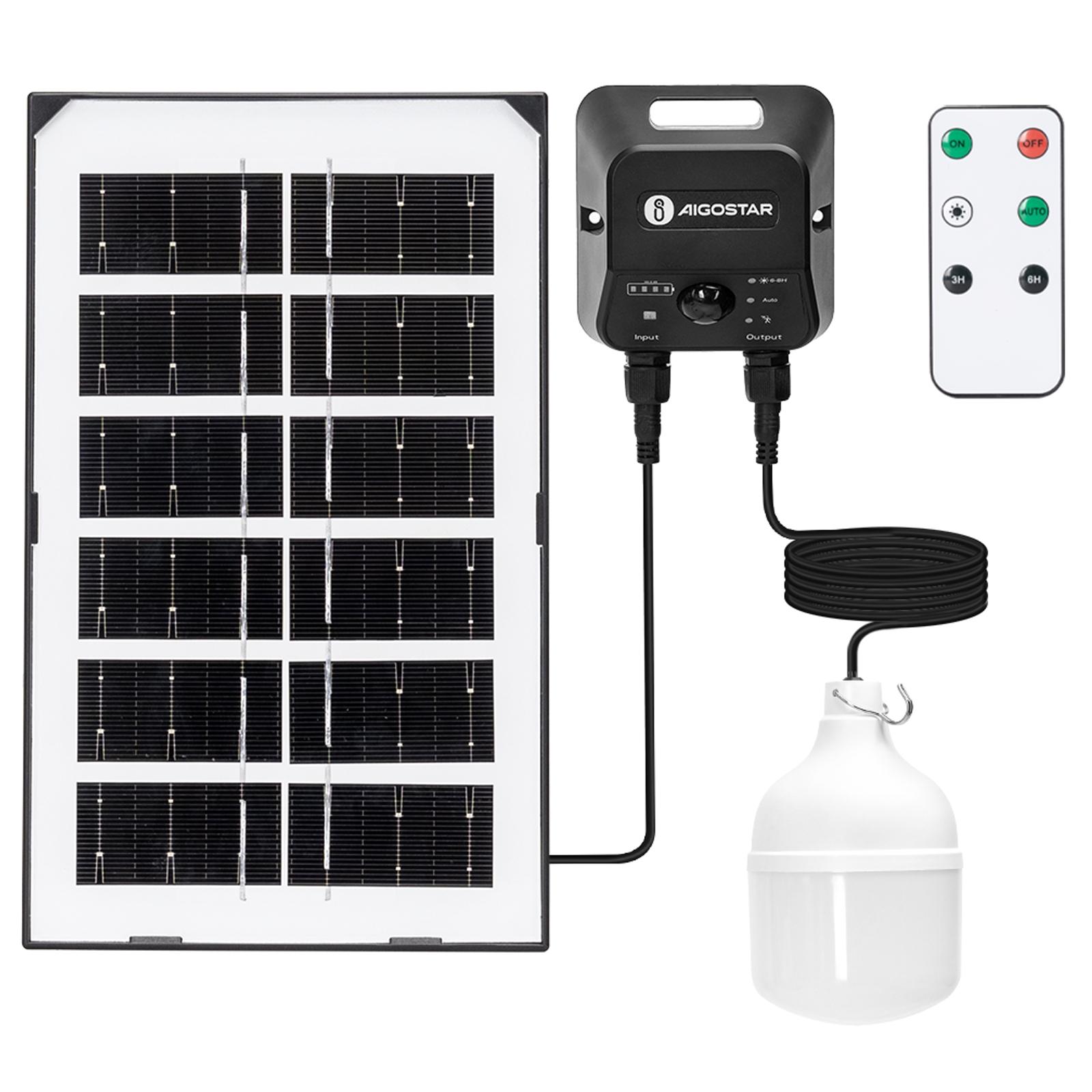 SOLAR LIGHT/SPLIT/with Batterie/T-bulb/5M+3M LINE/50W/6500K/PIR