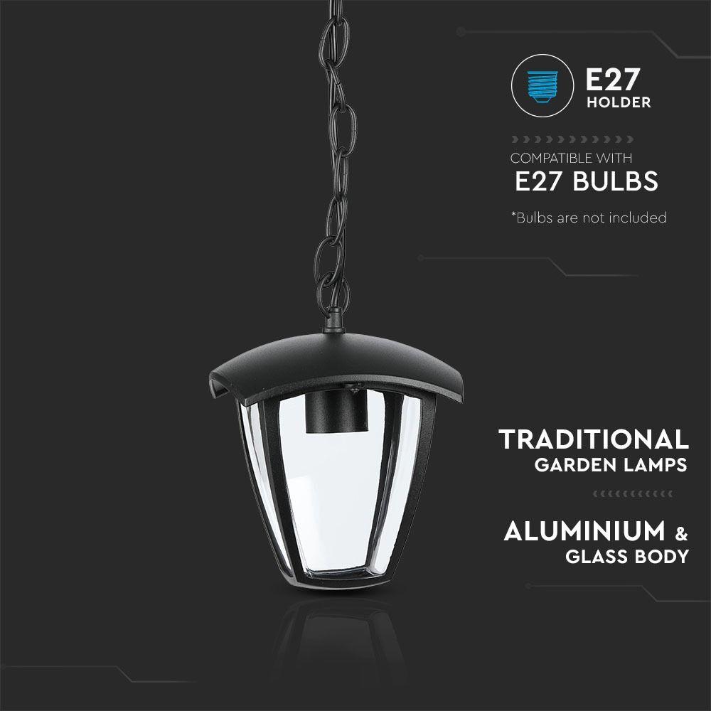 VT-735 E27 CEILING LAMP-BLACK