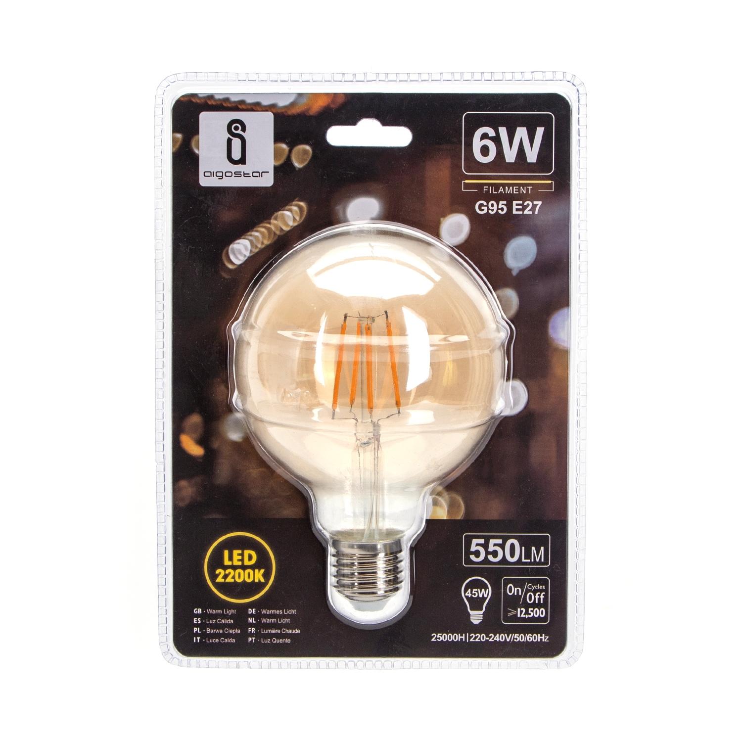 LED filament lamp G95