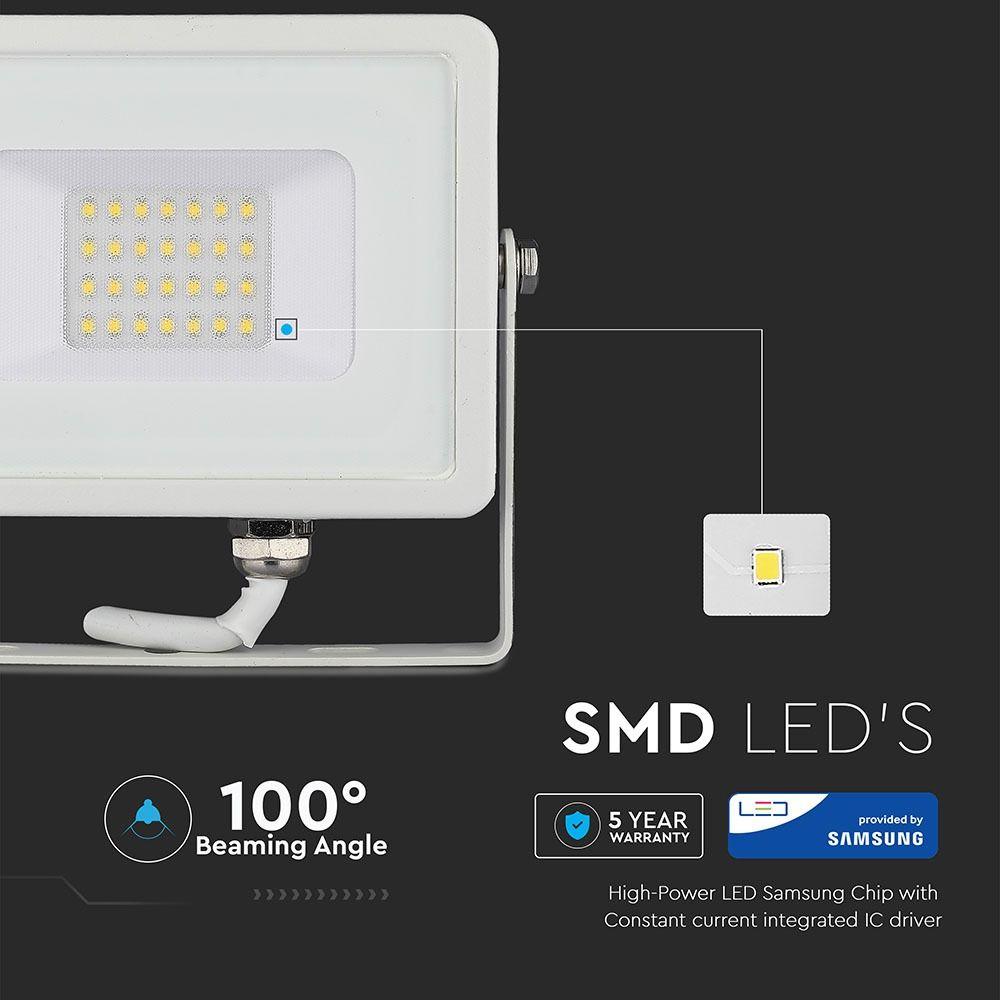 VT-20 20W SMD FLOODLIGHT SAMSUNG CHIP 4000K WHITE BODY