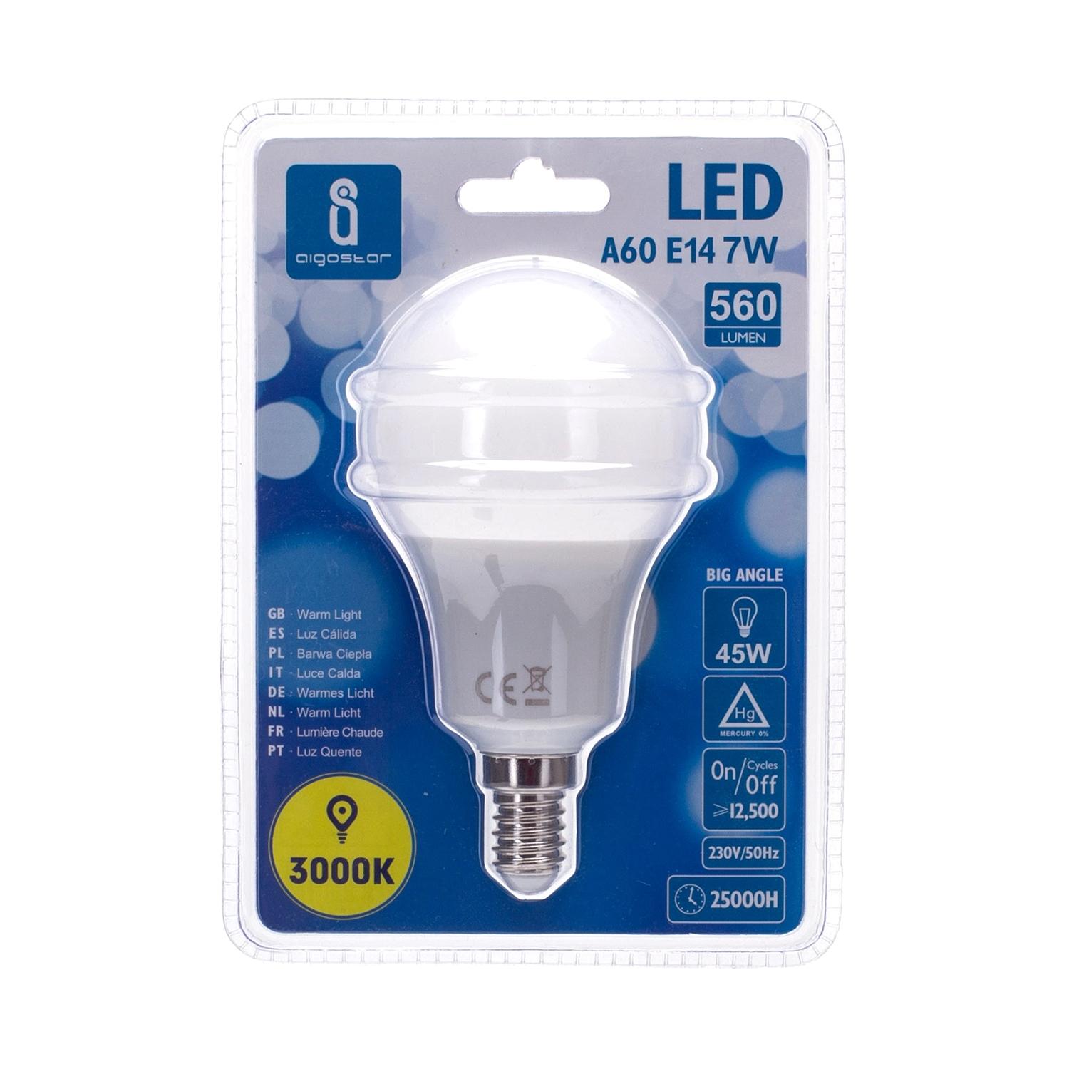 LED E14 7W A60 ( general bulb )