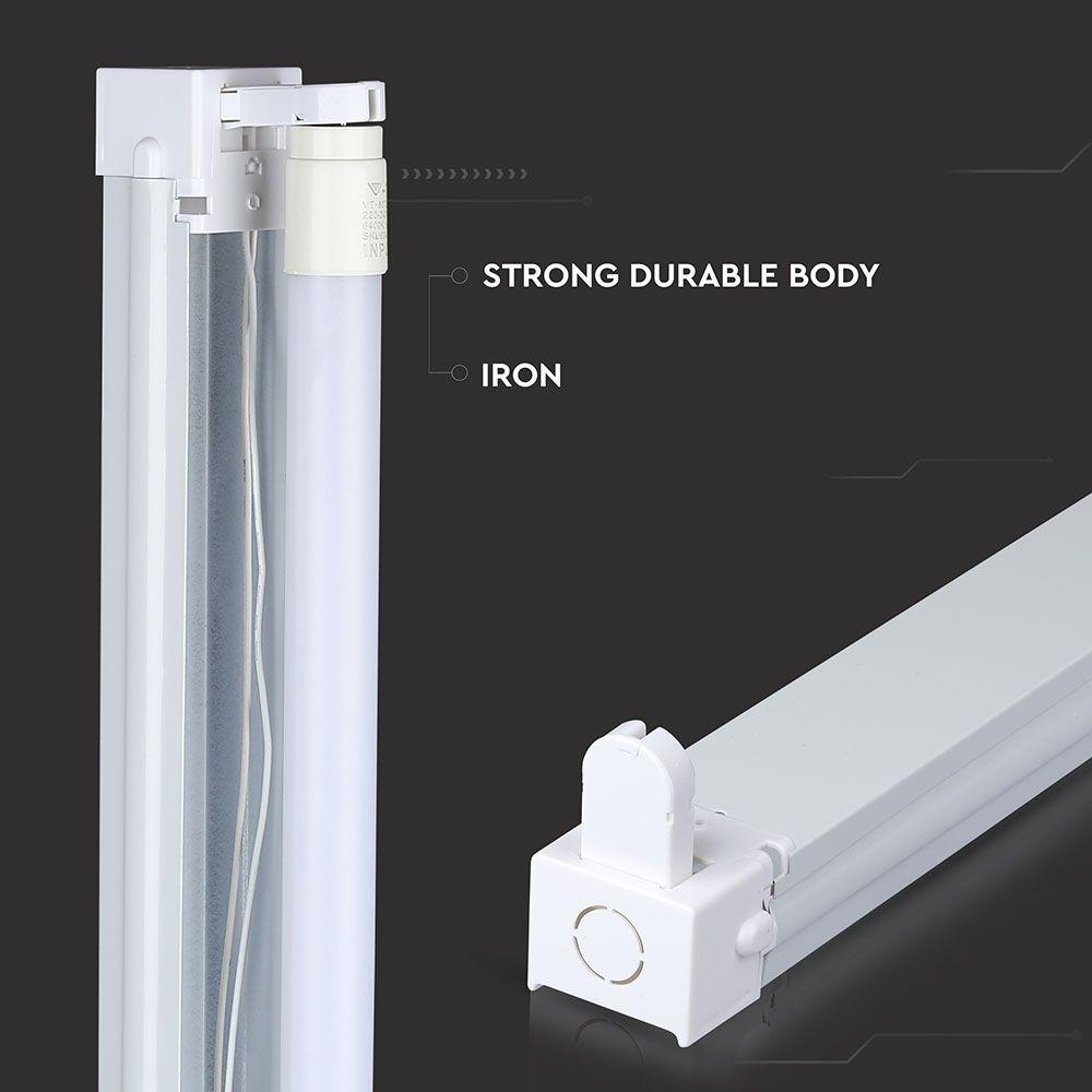 VT-12020 LED TUBE FITTINGS 120CM BATTEN FITTING IP20