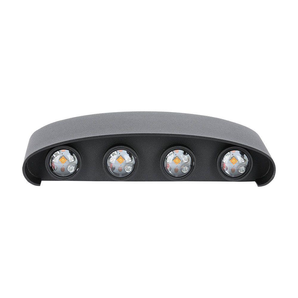 VT-848 7W LED WALL LIGHT 4000K SAND BLACK