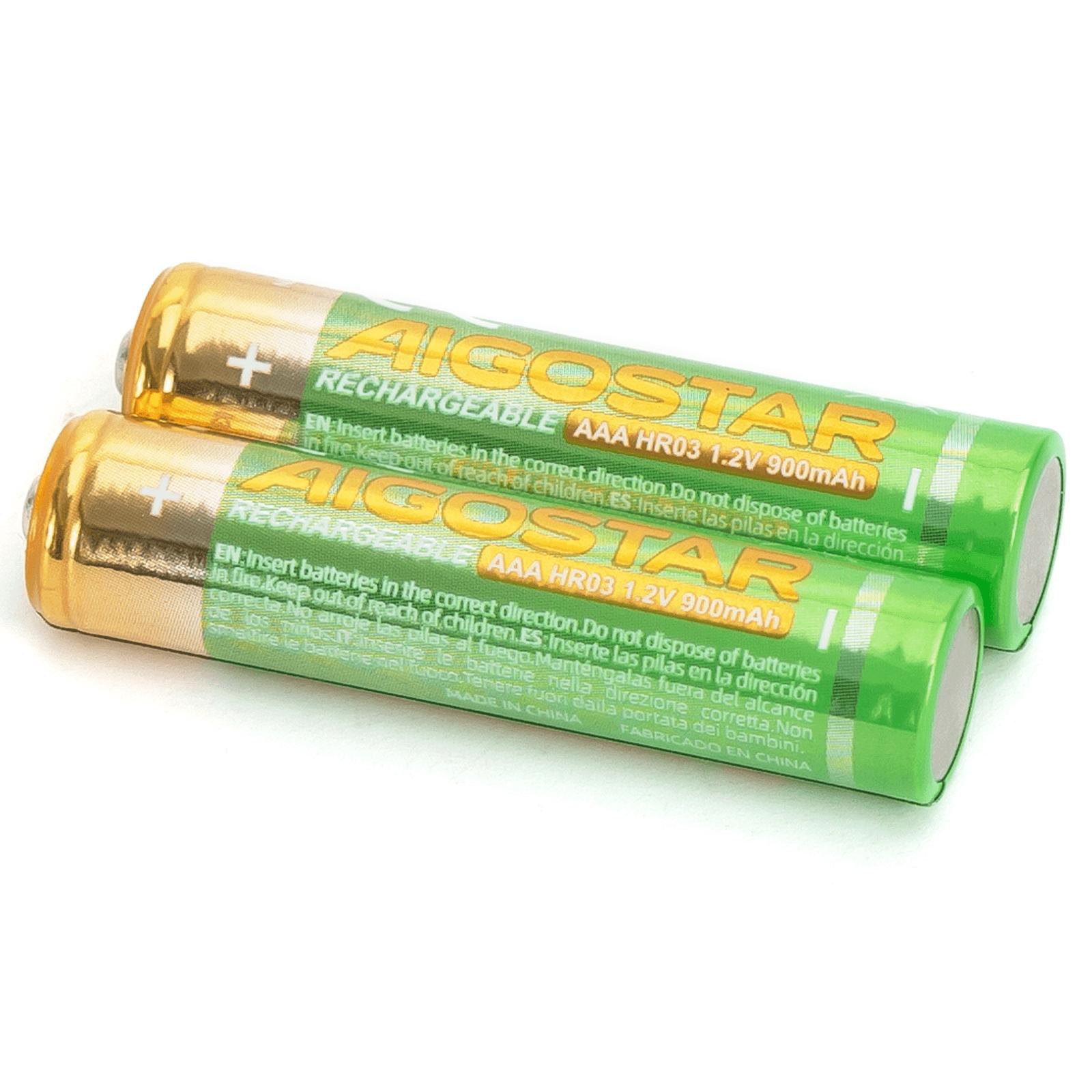 Rechargeable batteries AAA 900mAH 1.2V 2pcs