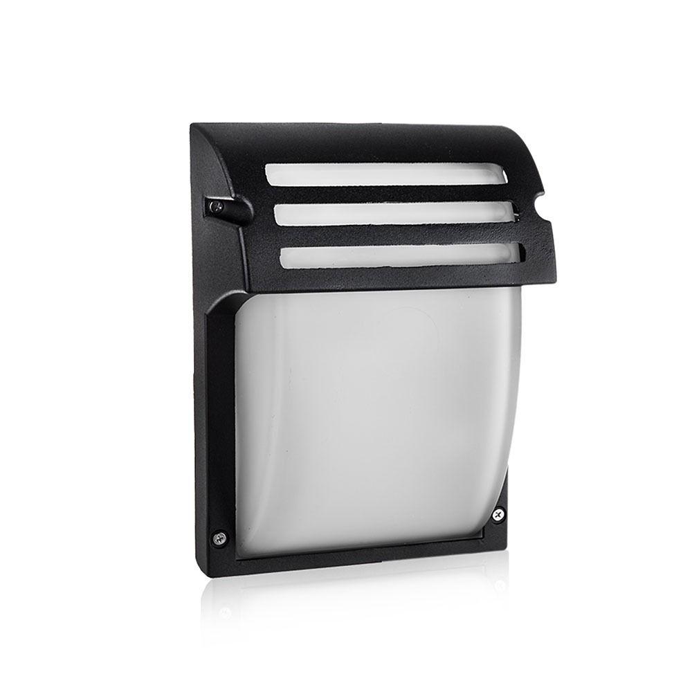 VT-754 E27 WALL LAMP-MATT BLACK(FROST GLASS)