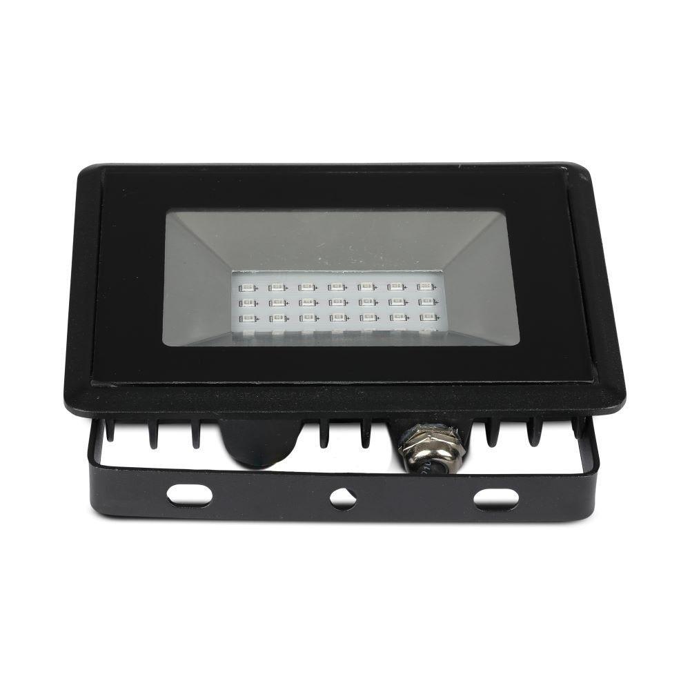 20W Naświetlacz LED SMD, Barwa: Niebieski, Obudowa: Czarna, VTAC, SKU 5993