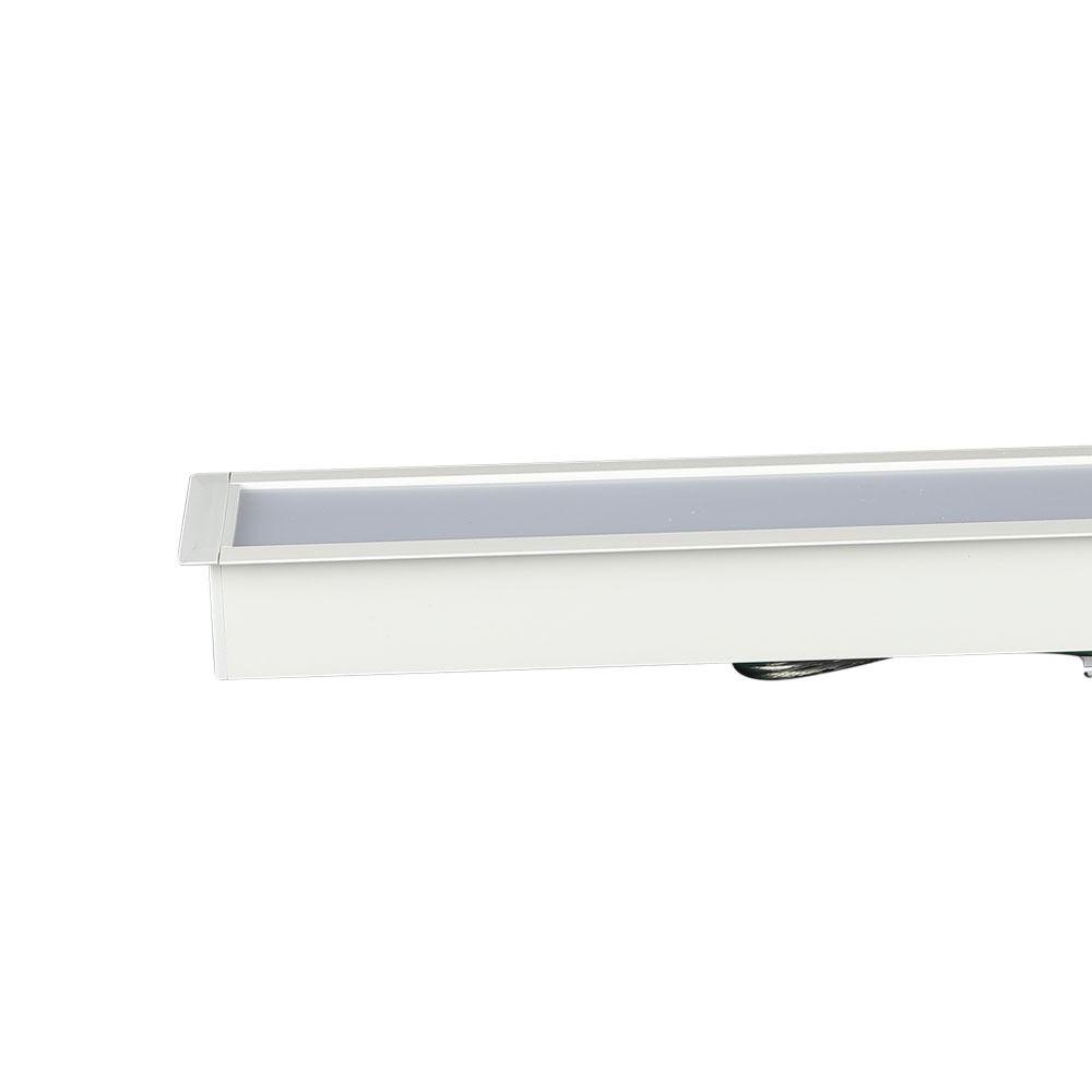 VT-7-41 40W LED LINEAR RECESSED LIGHT SAMSUNG CHIP 6400K 5YRS WTY-WHITE BODY