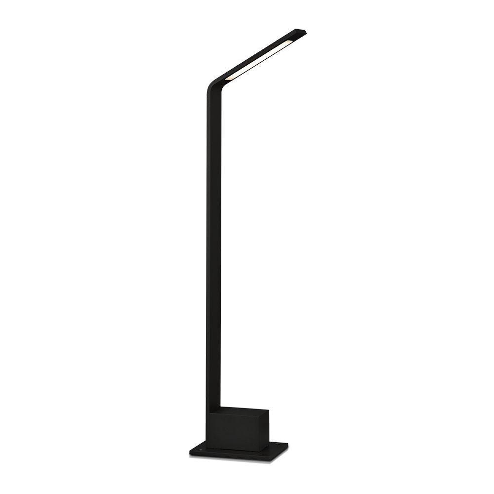 VT-896 5W LED OUTDOOR BOLLARD LAMP 4000K IP65 BLACK BODY