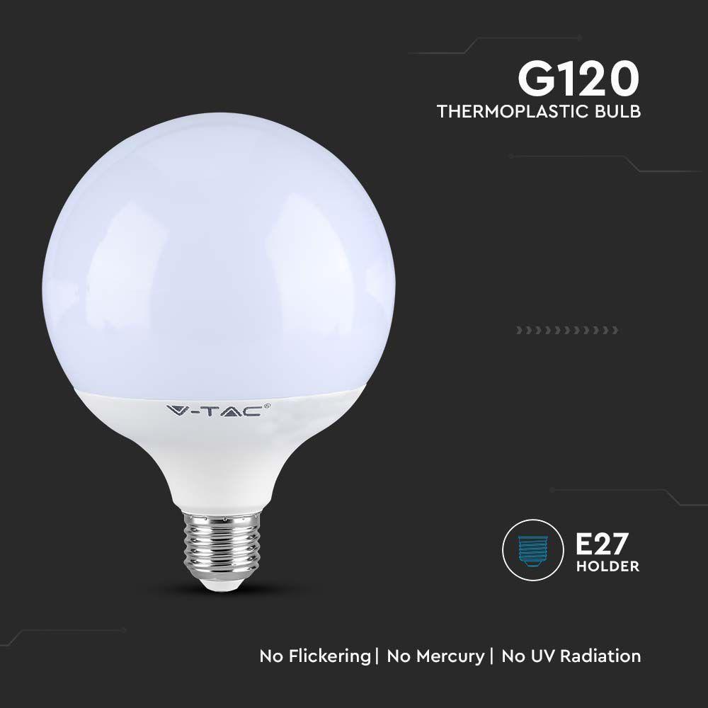 VT-242 22W G120 PLASTIC BULB SAMSUNG CHIP 6500K E27 120LM/W