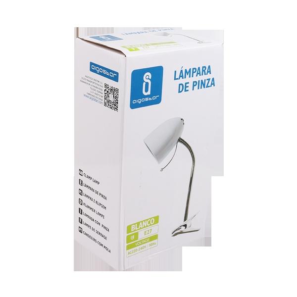 Clip Table Lamp (Without Light Source ) White E27