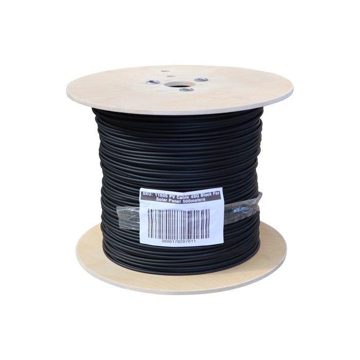 PV CABLE 4SQ BLACK FOR SOLAR PANEL 500 METERS