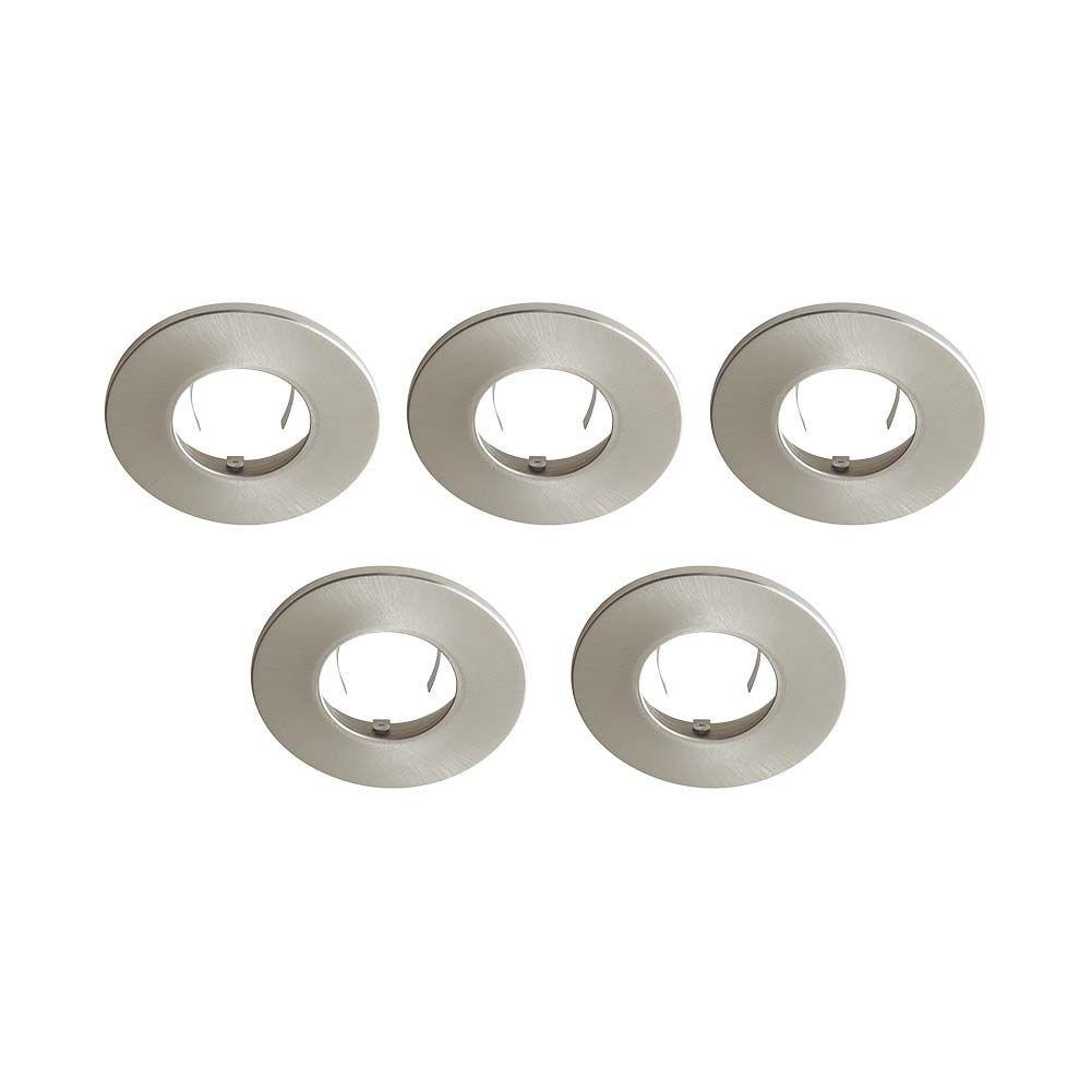 VT-703 BEZEL FOR FIRE RATED DOWNLIGHT PUSH & LOCK SATIN NICKEL IP20 5PCS/PACK