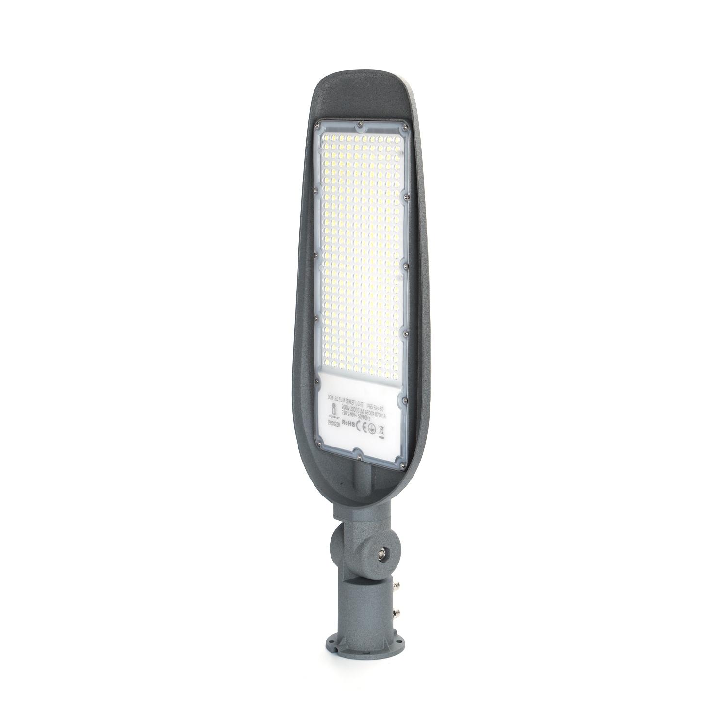 DOB LED Wąska latarnia uliczna 200W (200W,6500K,IP65)