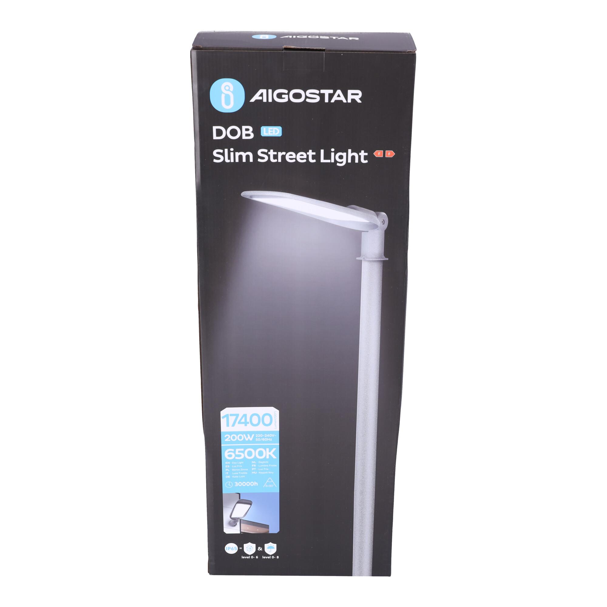 DOB LED Slim Street Light 200W