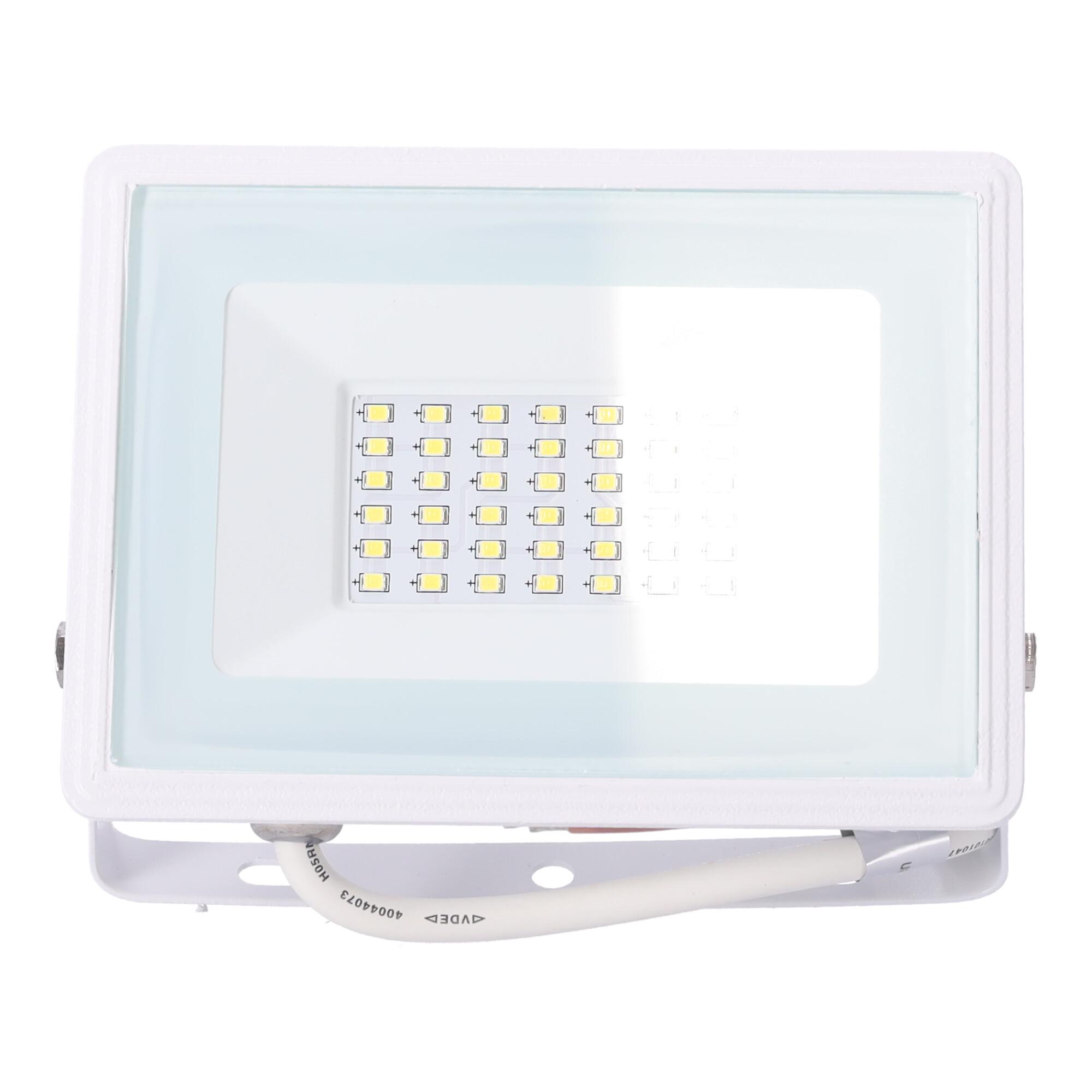 LED Slim Floodlight White 30W (Die-casting)