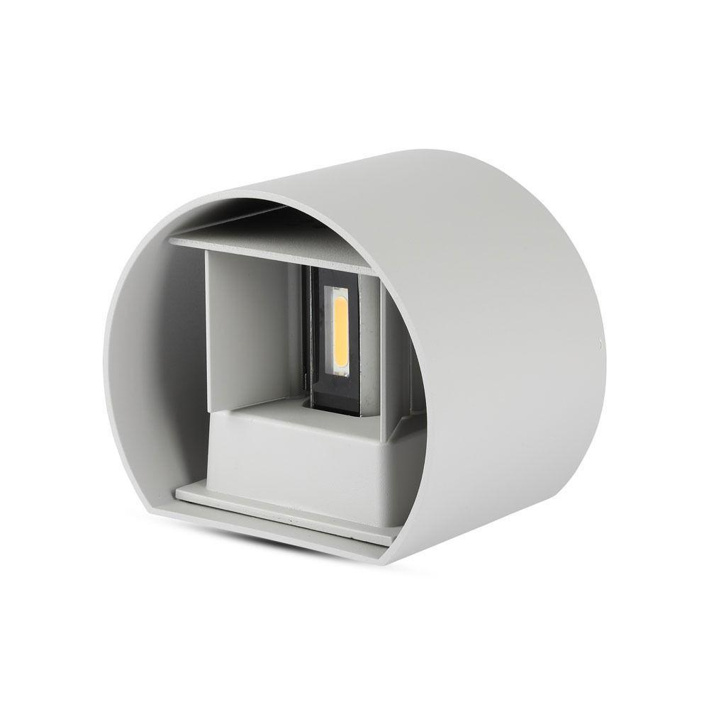 VT-756 6W LED UP-DOWN WALL LIGHT WITH BRIDGELUX CHIP 3000k GREY ROUND