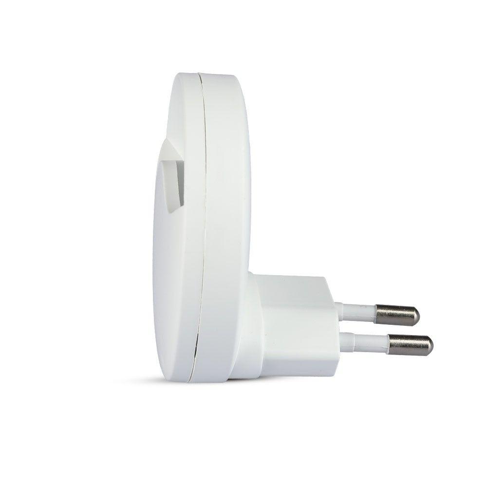 VT-83 0.45W LED NIGHT LIGHT(EU PLUG) SAMSUNG CHIP 4000K ROUND