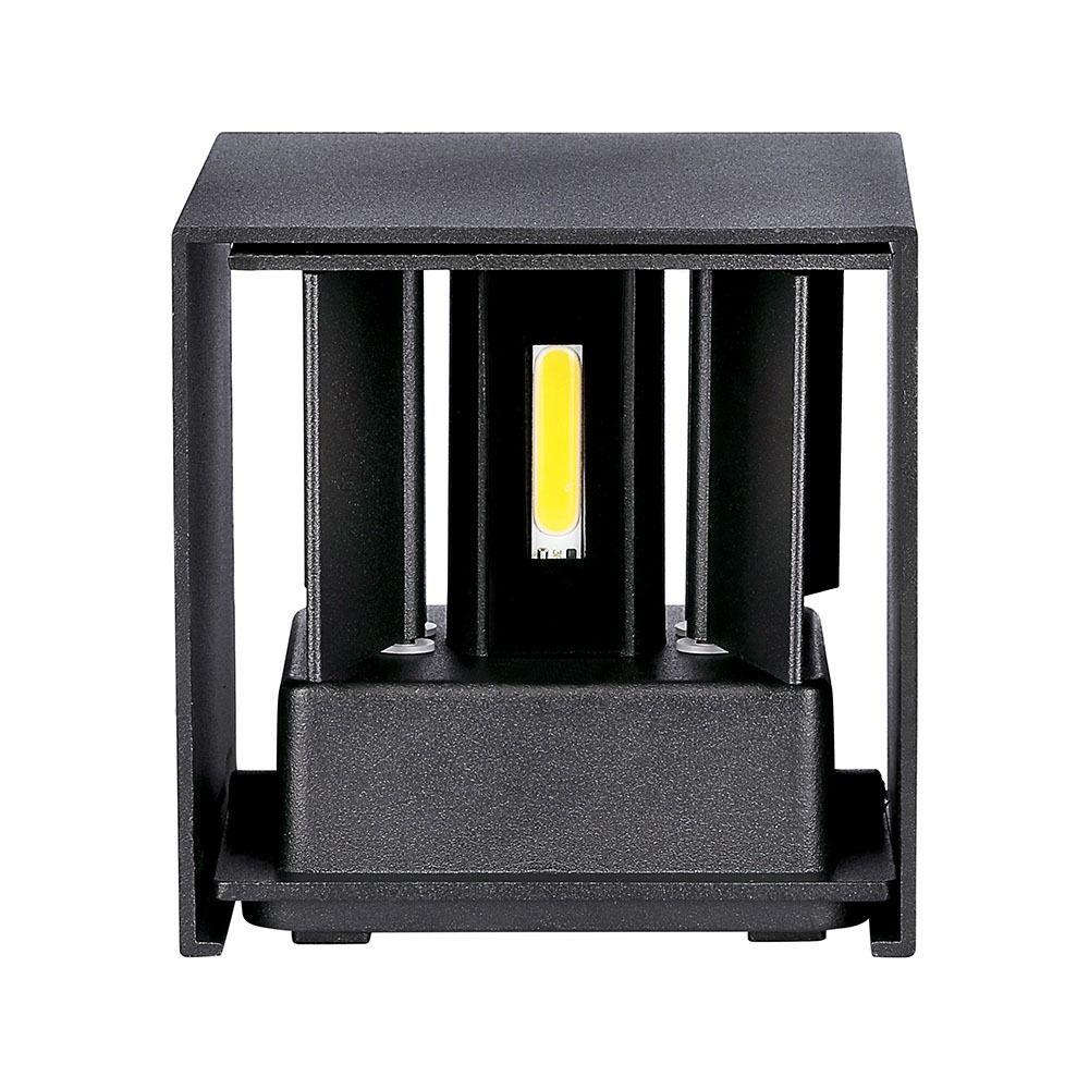 VT-759 6W LED UP-DOWN WALL LIGHT WITH BRIDGELUX CHIP 4000K BLACK-SQUARE