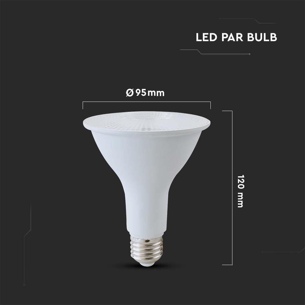 VT-230 11W LED PAR30 BULB SAMSUNG CHIP 3000K E27