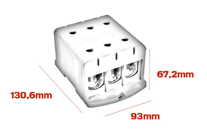 Listwa zaciskowa - Model FJ-E240/3/D (żółty-zielony)