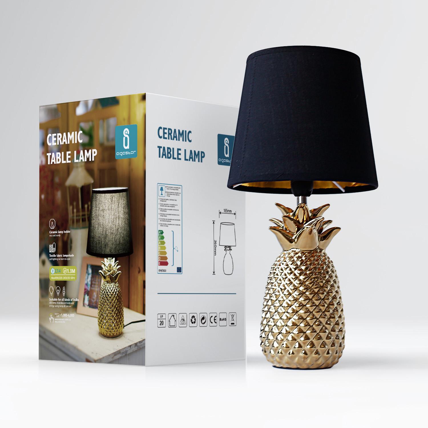 Ceramic Table Lamp (Without Light Source) E14