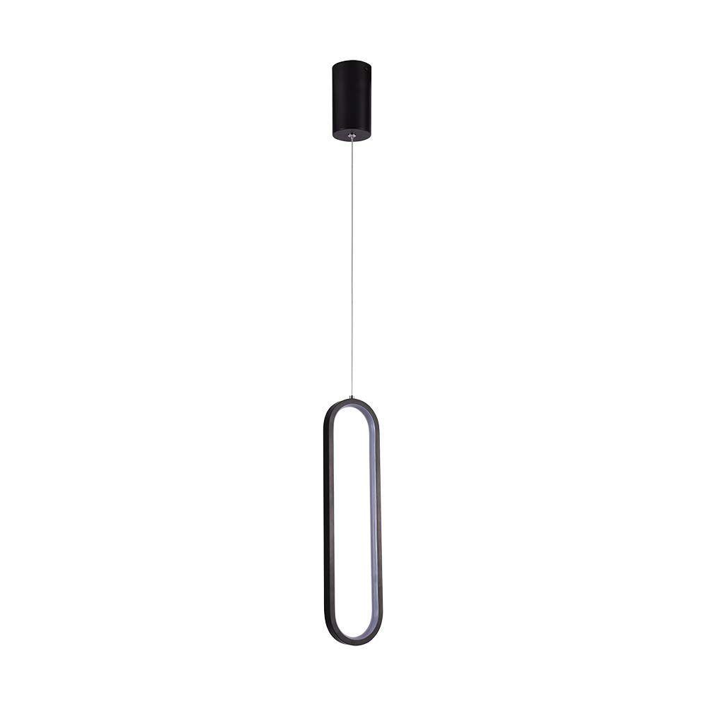 VT-7829 13W LED HANGING LAMP (40CM) 3000K BLACK BODY