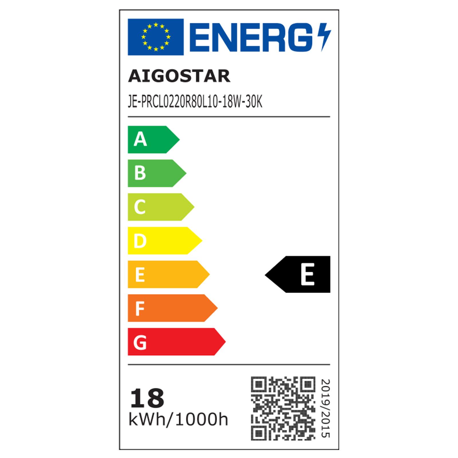 Odporna na wilgoć lampa sufitowa LED