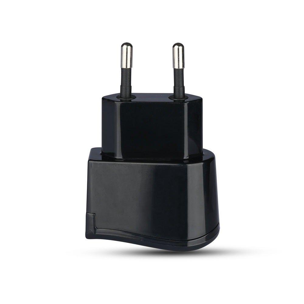 VT-1024 USB TRAVEL ADAPTOR WITH DOUBLE BLISTER PACKAGE-BLACK