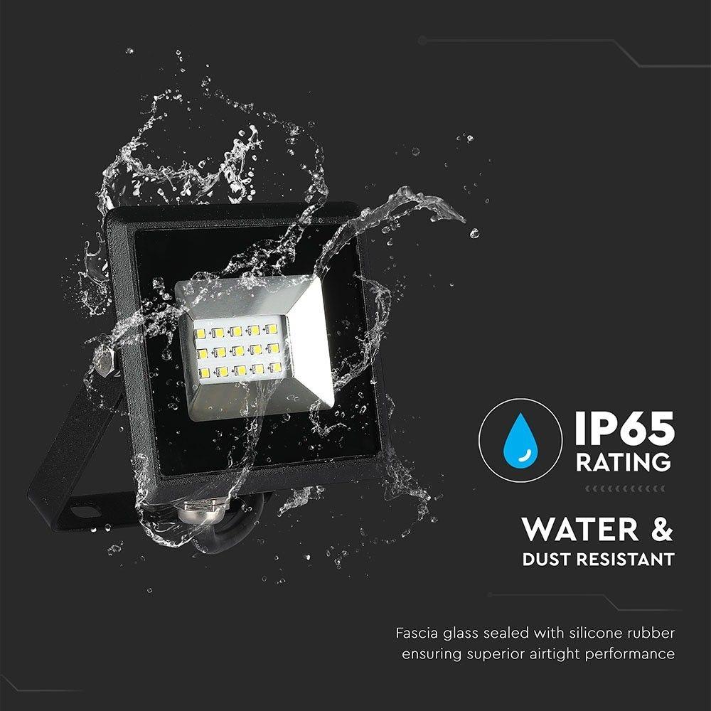 VT-4011 10W SMD FLOODLIGHTS 6500K BLACK BODY