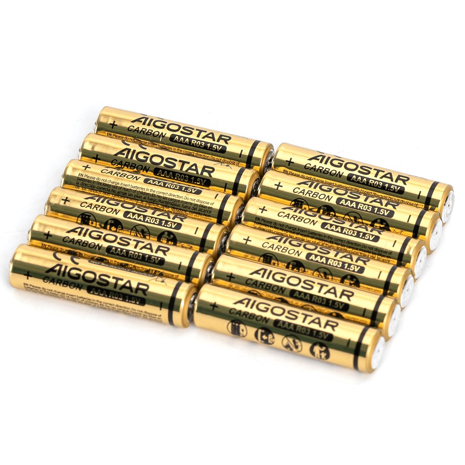 baterie węglowo - R03 AAA-12S 1.5V 12pcs